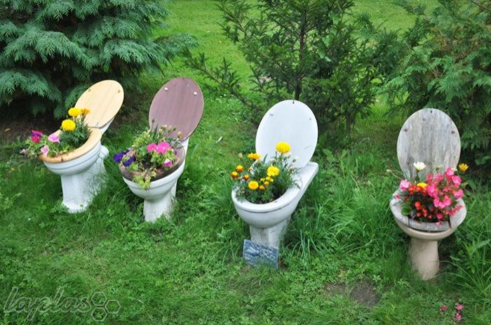 تبدیل وسایل قدیمی به باغ های رویایی