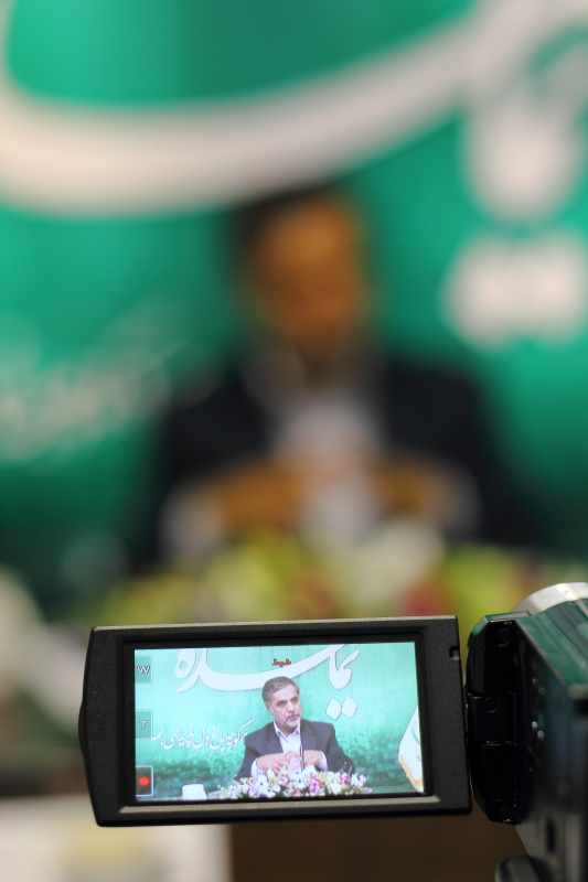 سید حسین نقوی حسینی در حاشیه بازدید از سایت «نماینده»