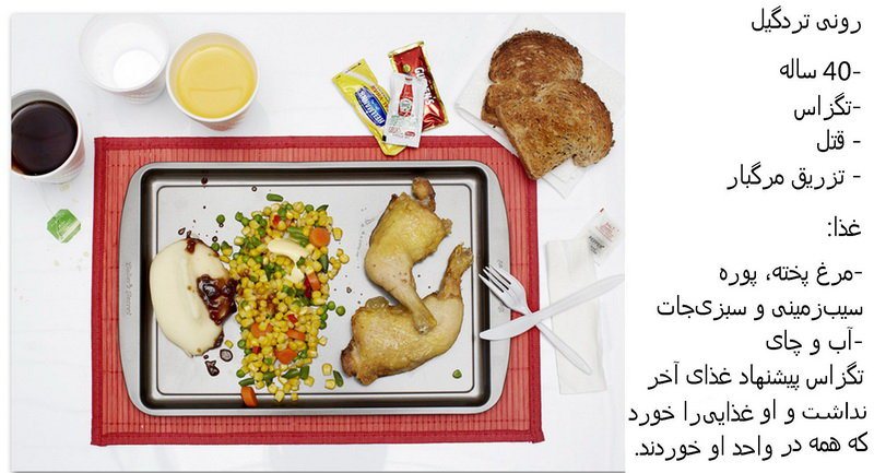 غذای درخواستی اعدامی ها