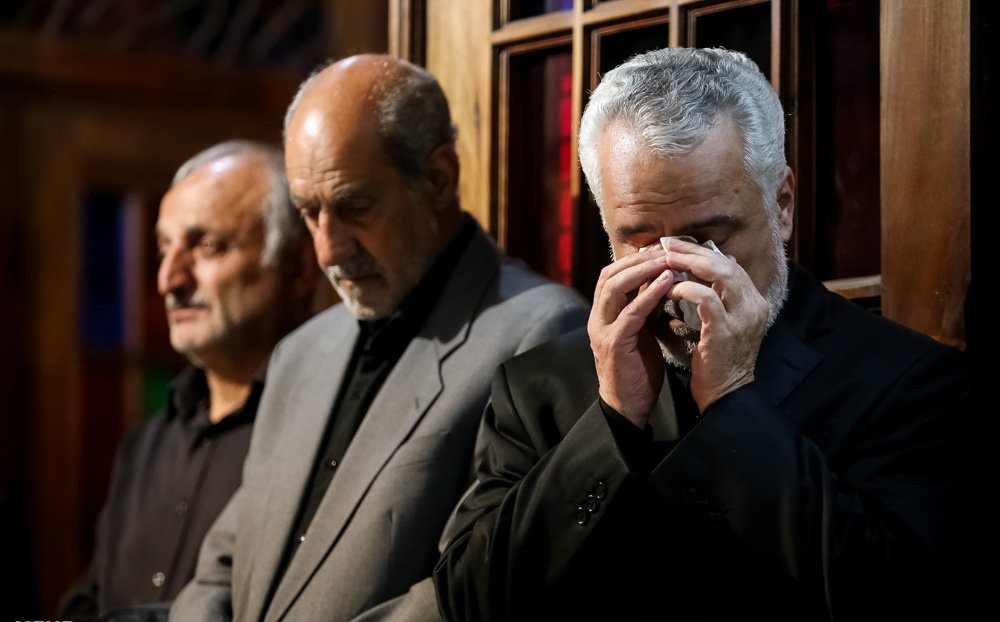 مجلس ترحیم همسر رحیمی