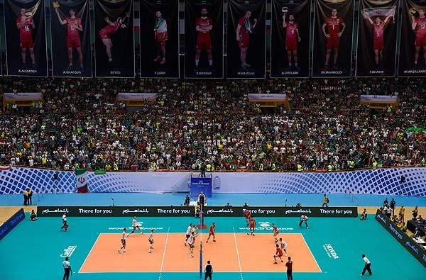 والیبال ایران و آمریکا