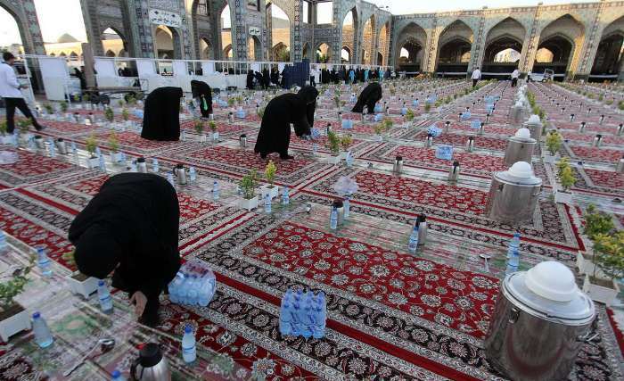 بزرگترین سفره افطاری جهان