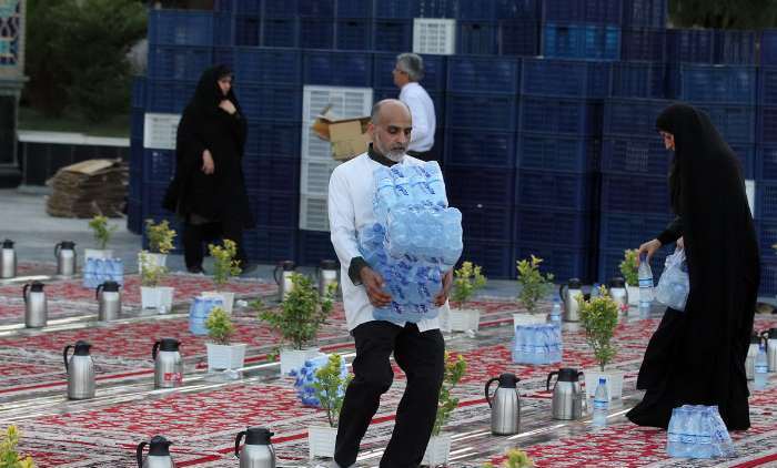 بزرگترین سفره افطاری جهان