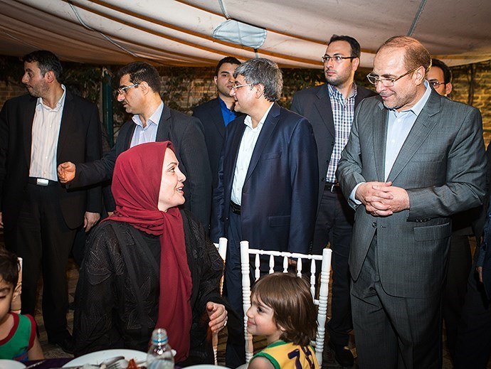 ضیافت افطار شهردار تهران با هنرمندان