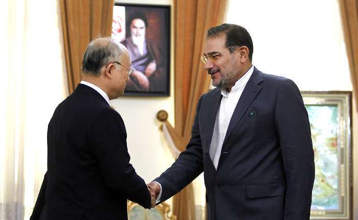 دیدار آمانو با شمخانی