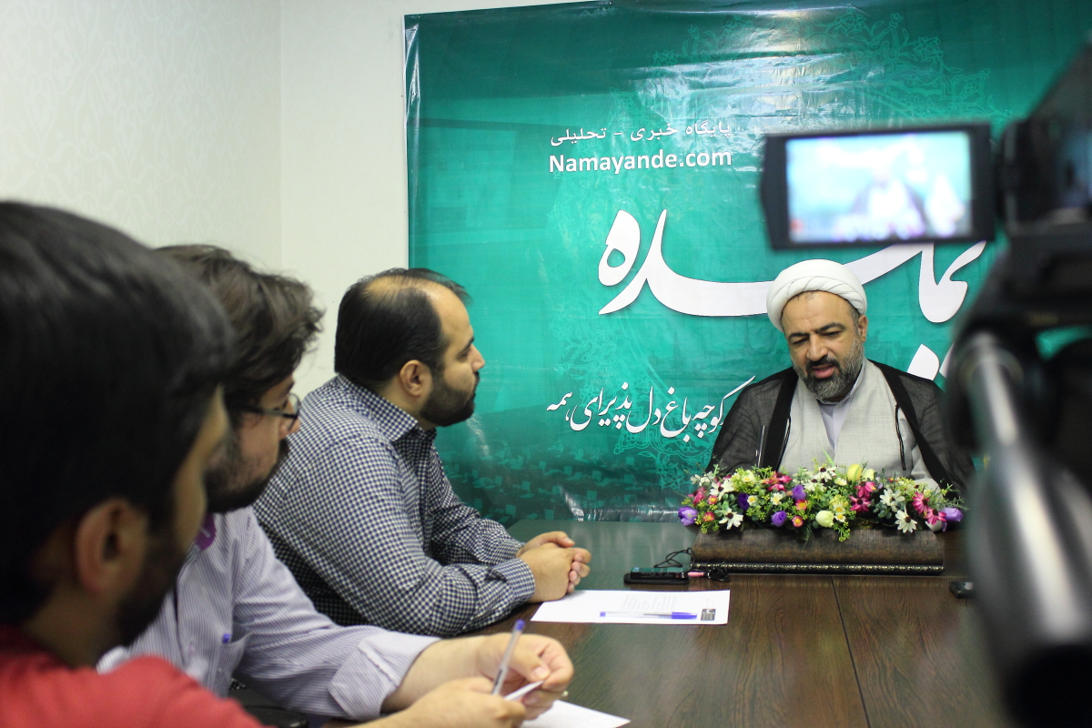 حجت الاسلام حمید رسایی در حاشیه بازدید از سایت «نماینده»
