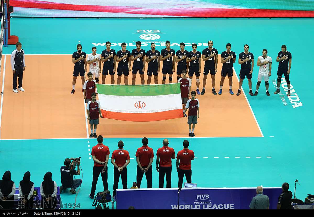 والیبال ایران وروسیه