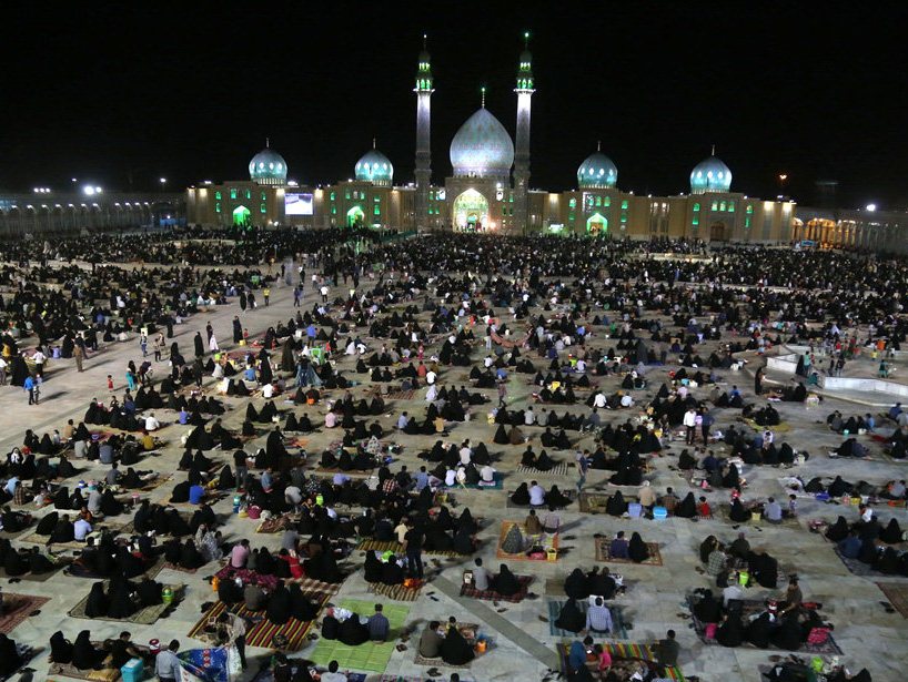 مراسم احیای شب قدر در مسجد جمکران