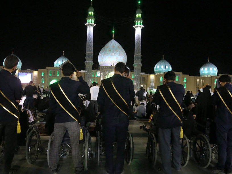 مراسم احیای شب قدر در مسجد جمکران