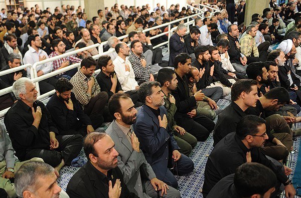 مراسم سوگواری امیرالمؤمنین(ع) با حضور رهبر انقلاب