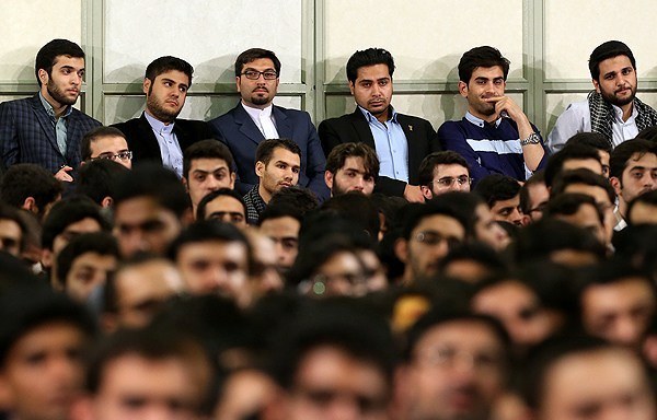 دیدار دانشجویان با رهبر انقلاب