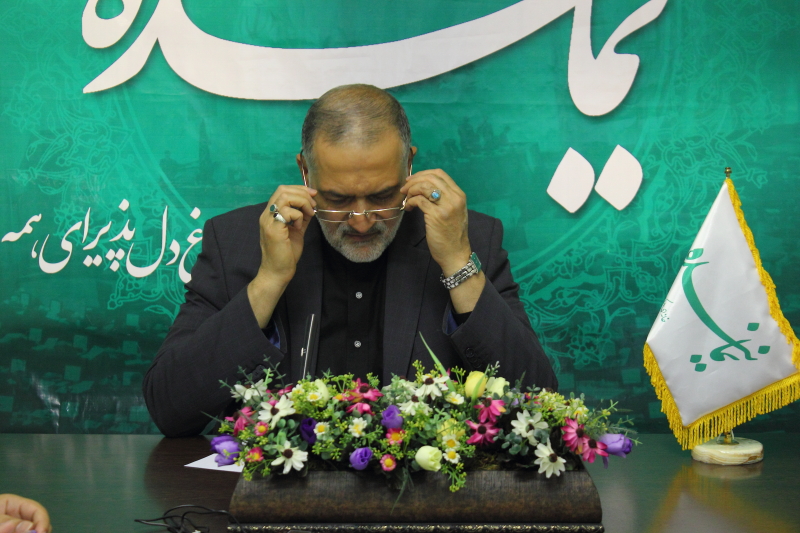 سیدمهدی هاشمی در حاشیه بازدید از سایت «نماینده»