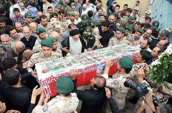 تشییع مدافع حرم در گرگان