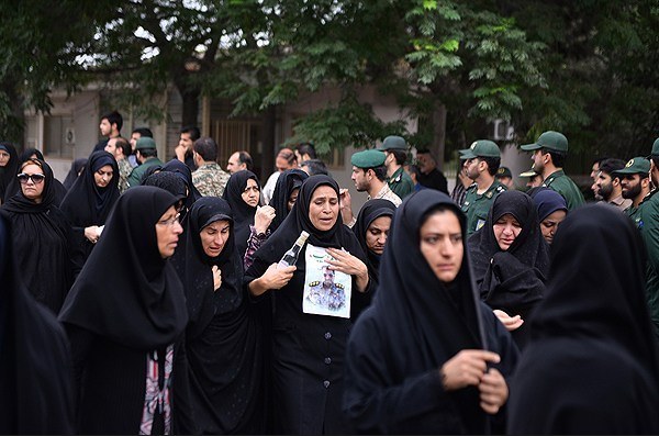 تشییع مدافع حرم در گرگان