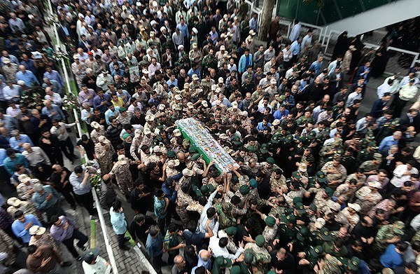 تشییع مدافع حرم در گرگان