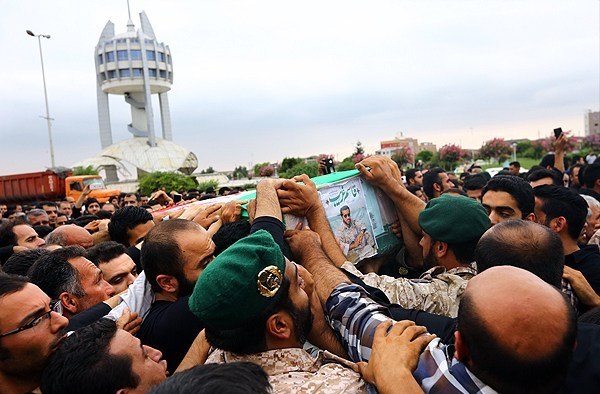 تشییع مدافع حرم در گرگان