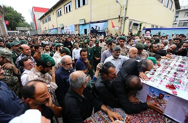 تشییع مدافع حرم در گرگان
