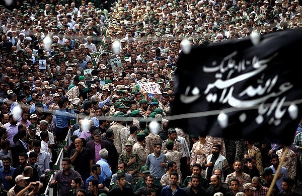 تشییع مدافع حرم در گرگان