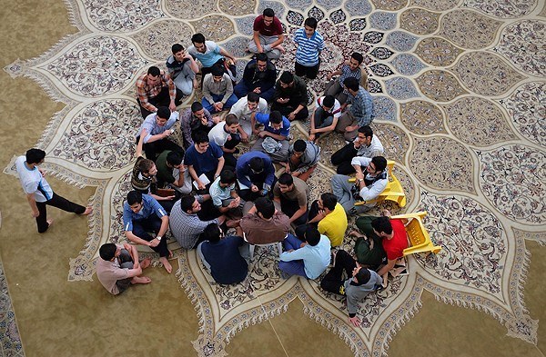مراسم اعتکاف رمضانیه دانش آموزی