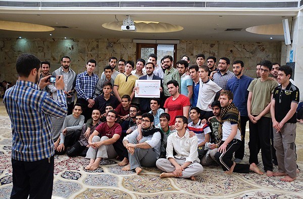 مراسم اعتکاف رمضانیه دانش آموزی