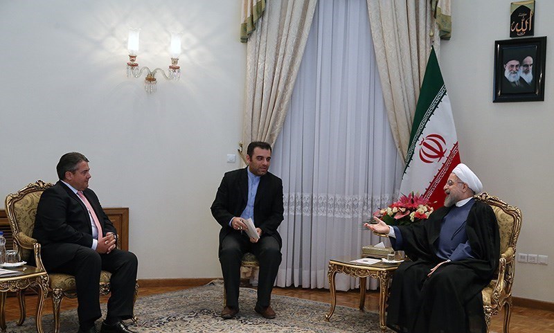 دیدار قائم مقام صدر اعظم آلمان با روحانی