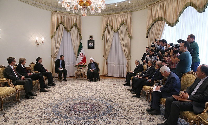دیدار قائم مقام صدر اعظم آلمان با روحانی
