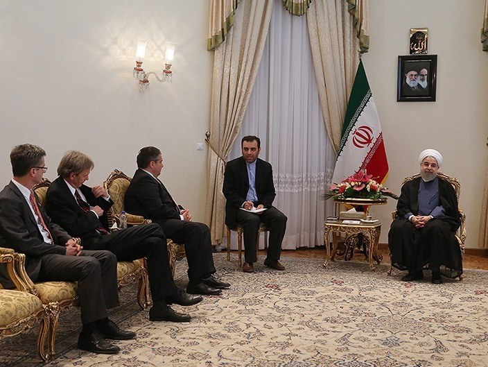 دیدار قائم مقام صدر اعظم آلمان با روحانی