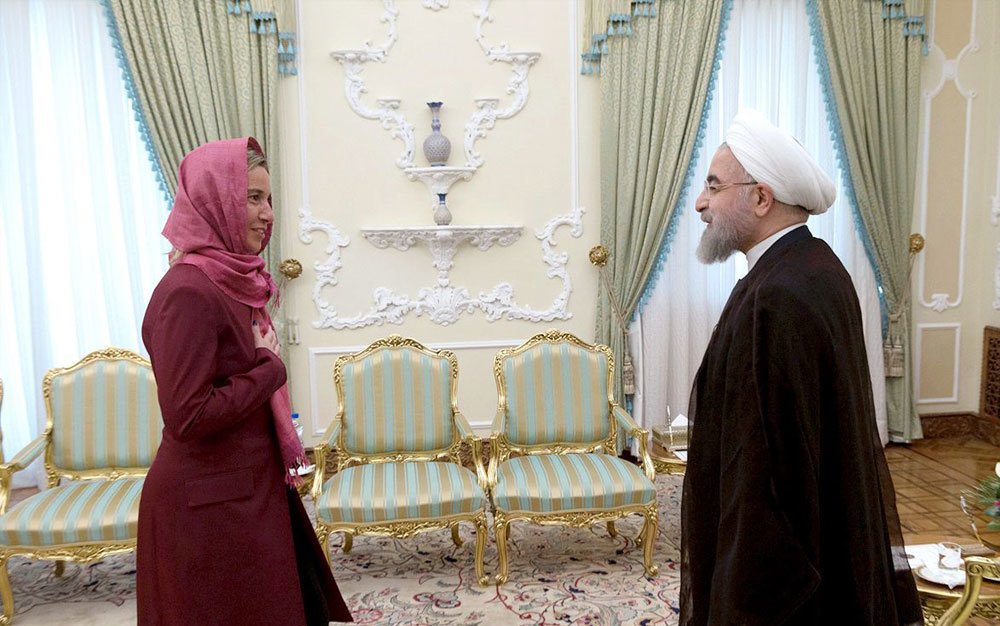 دیدار موگرینی با روحانی