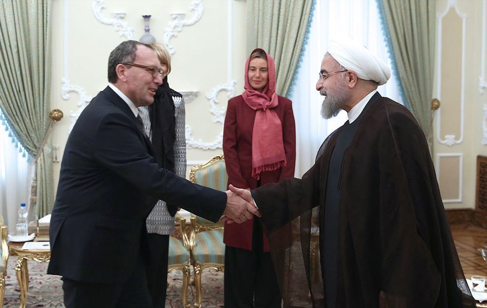 دیدار موگرینی با روحانی