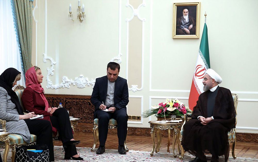 دیدار موگرینی با روحانی