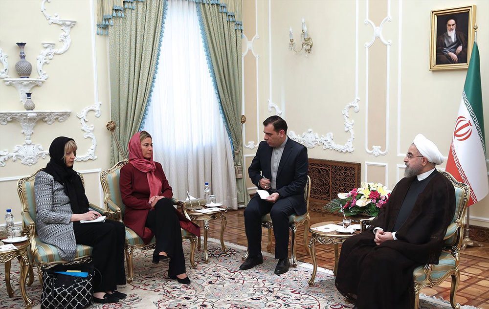 دیدار موگرینی با روحانی
