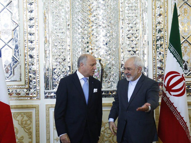 دیدار فابیوس با ظریف در تهران