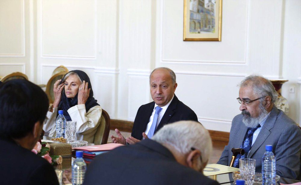 دیدار فابیوس با ظریف