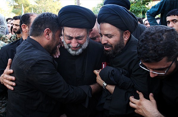 تشییع روحانی شهید مدافع حرم