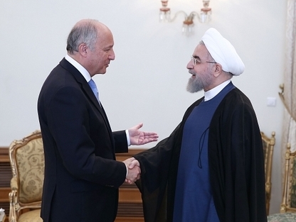 دیدار فابیوس با روحانی