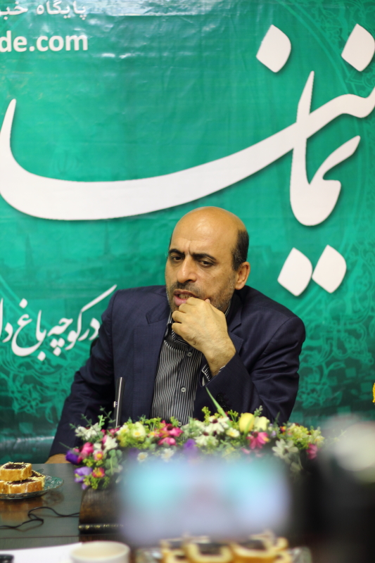 محمدحسن آصفری در حاشیه بازدید از سایت «نماینده»