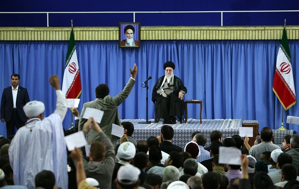دیدار شرکت کنندگان مجمع جهانی اهل بیت (ع) با رهبرانقلاب