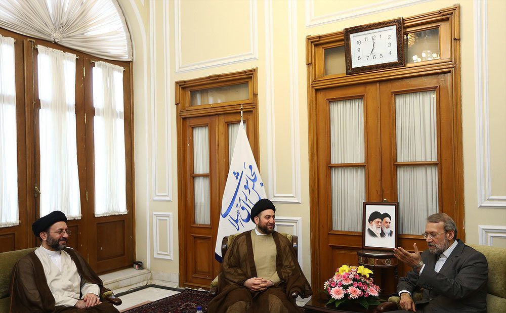 دیدار روسای مجلس عراق و ایران