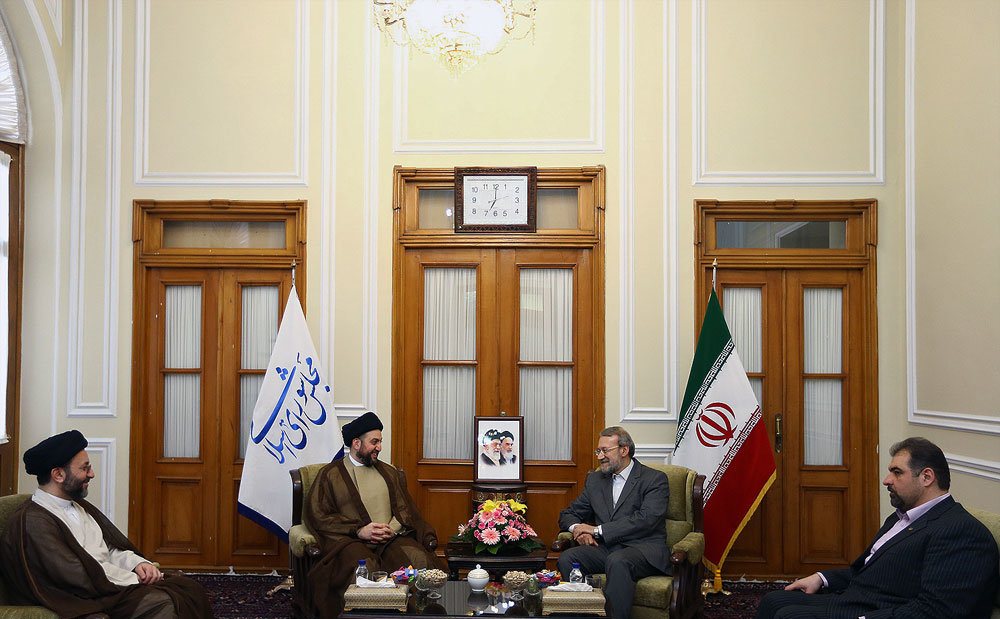 دیدار روسای مجلس عراق و ایران