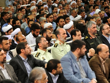 دیدار کارگزاران حج‌ با رهبر انقلاب