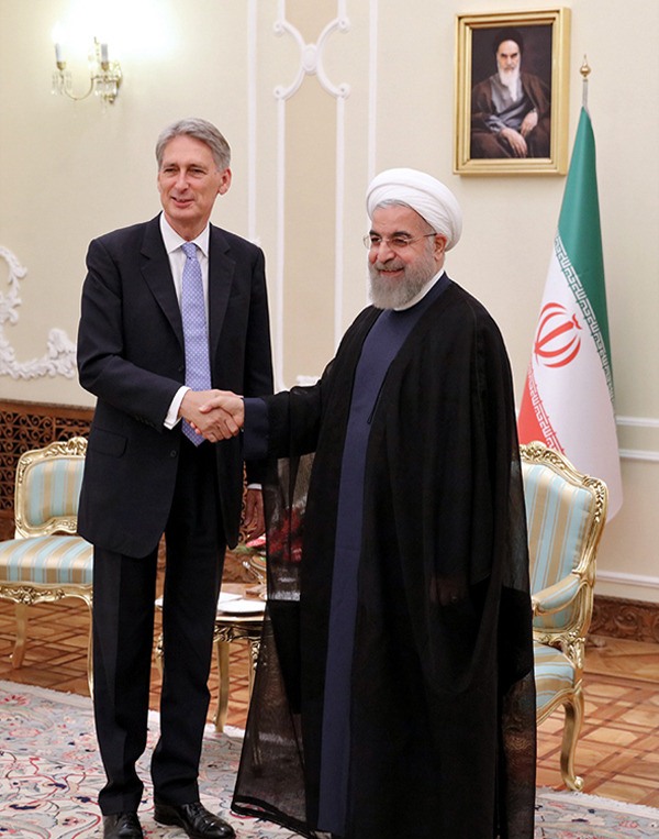 دیدار هاموند با روحانی