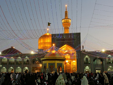 چراغانی حرم امام رضا(ع)