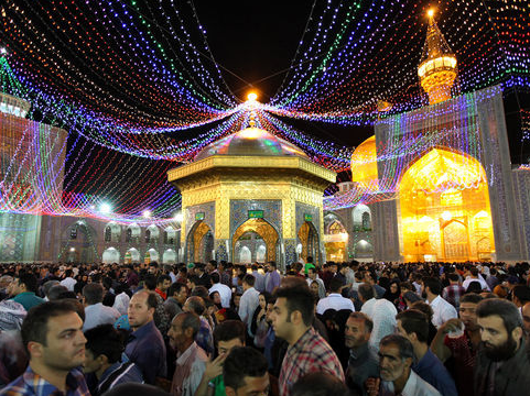 چراغانی حرم امام رضا(ع)