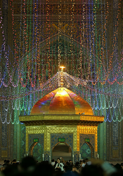 چراغانی حرم امام رضا(ع)
