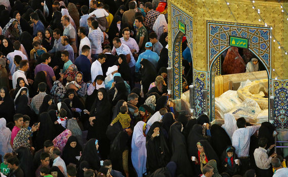 چراغانی حرم امام رضا(ع)