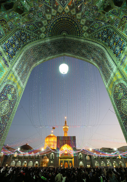 چراغانی حرم امام رضا(ع)
