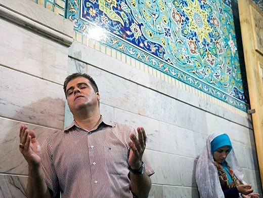 حرم رضوی در شب میلاد امام رضا(ع)