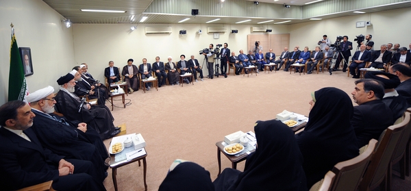 دیدار هیئت دولت با رهبرانقلاب