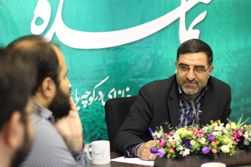 احمد امیرآبادی فراهانی، نماینده قم در حاشیه بازدید از سایت «نماینده»