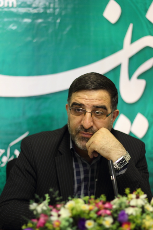 احمد امیرآبادی فراهانی، نماینده قم در حاشیه بازدید از سایت «نماینده»